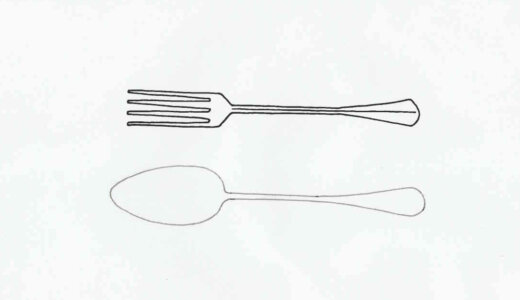 French knife and fork